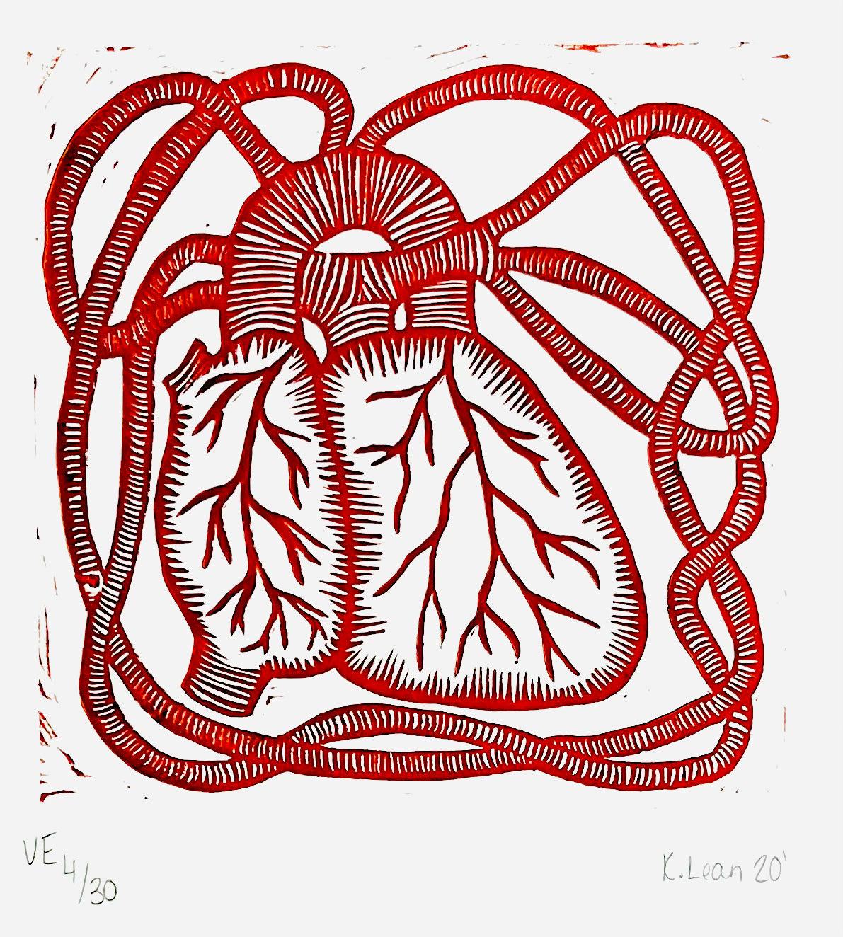 Tangled Heart (Red)